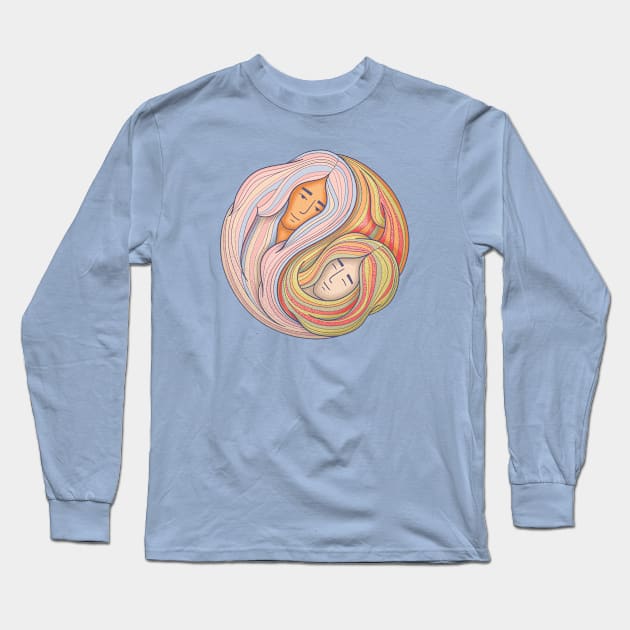 yin and yang Long Sleeve T-Shirt by MoSt90